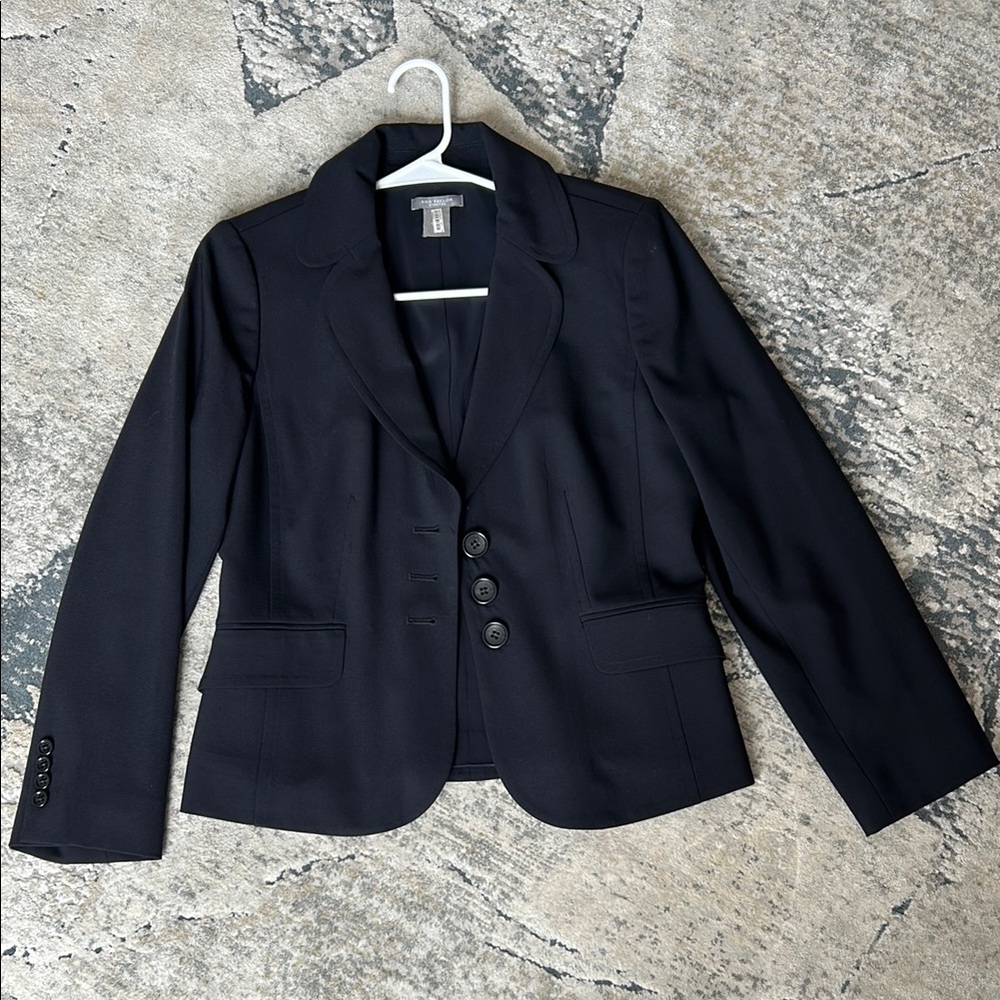 Women's Black Blazer Ann Taylor